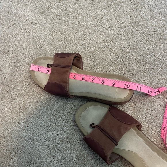 Merrell Dark Spice Sundial Wedge Sandals Size 10 Summer Casual Slip On Flip Flop - Picture 15 of 15